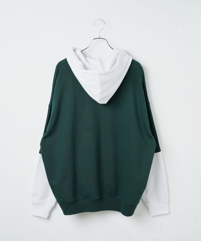 レイヤードスリーブスウェパカ