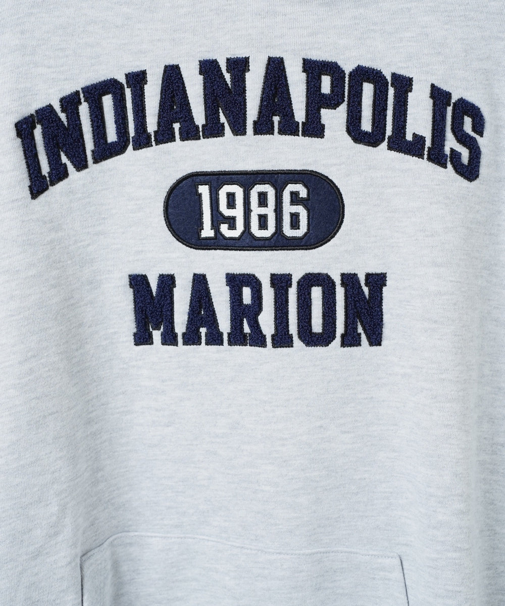 ヘビーウエイトサガラカレッジプルパーカー