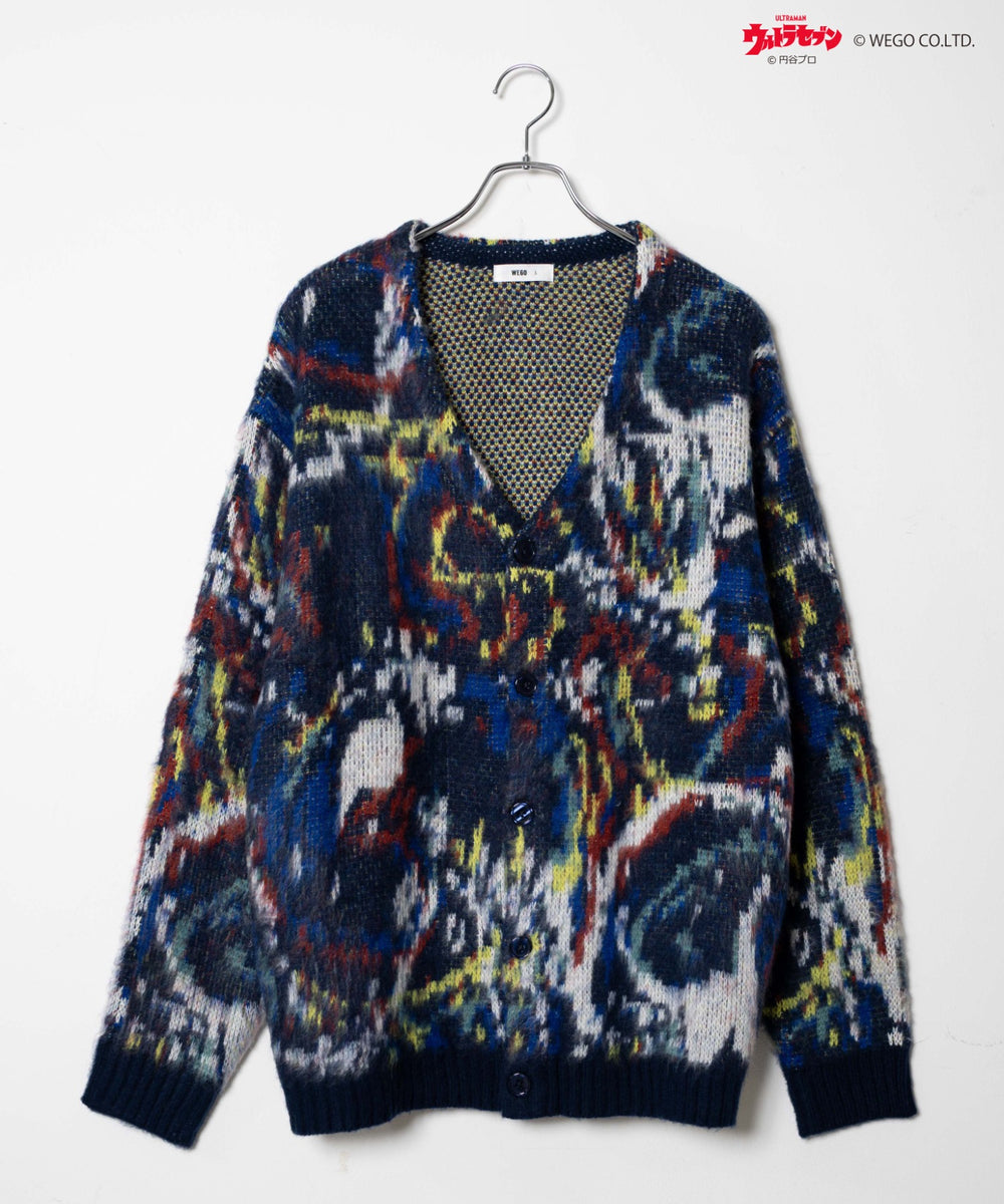 ウルトラマン　モヘアライクBIGカーディガン