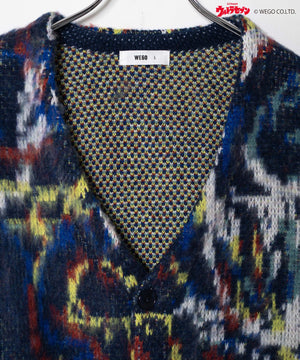 ウルトラマン　モヘアライクBIGカーディガン