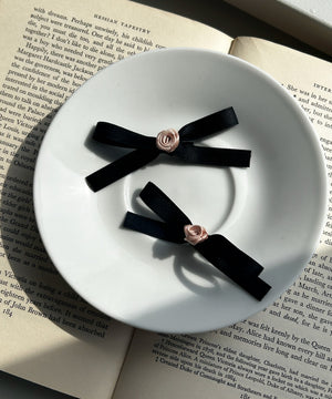 バラピンク×ブラック（柄3）