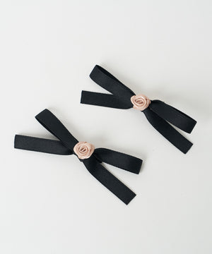 バラピンク×ブラック（柄3）