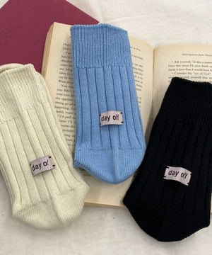 バックデザインクルーソックス(23-25cm)