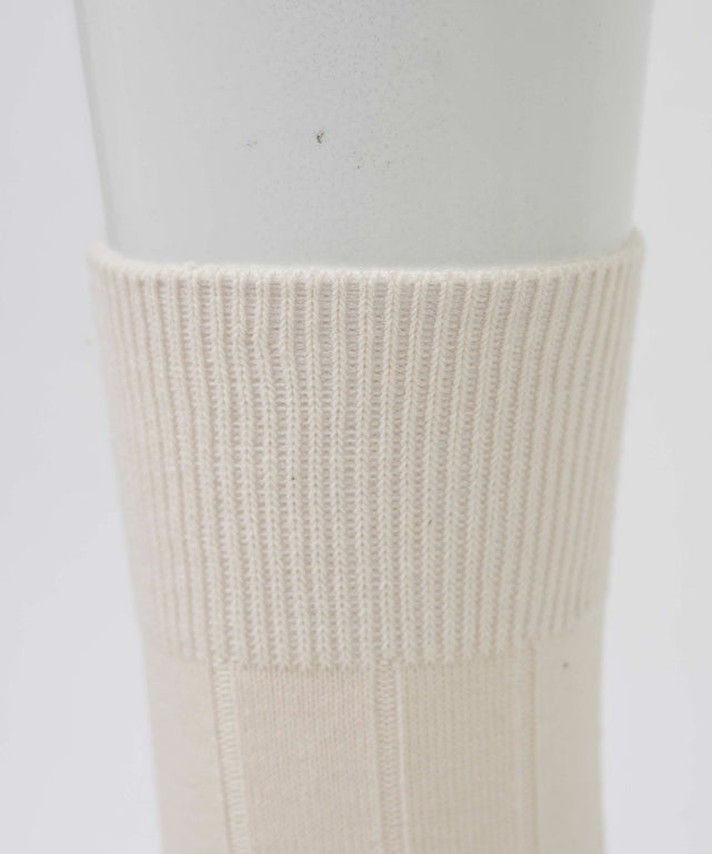 無地リブソックス（R）(25-27cm)