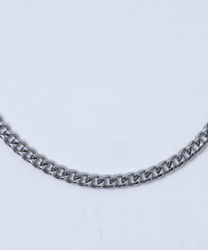 Mサージカルステンレスチェーンネックレス