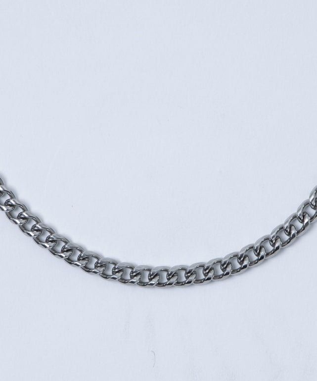 Mサージカルステンレスチェーンネックレス