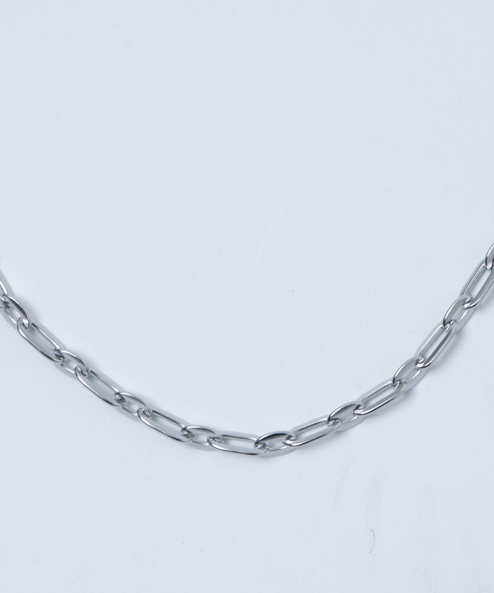 Mサージカルステンレスチェーンネックレス