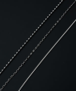 Mサージカルステンレスチェーンネックレス