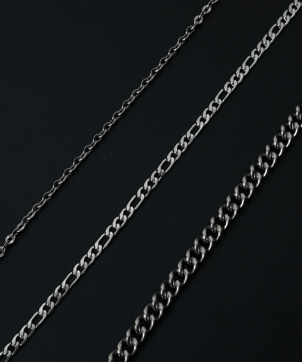 Mサージカルステンレスチェーンネックレス