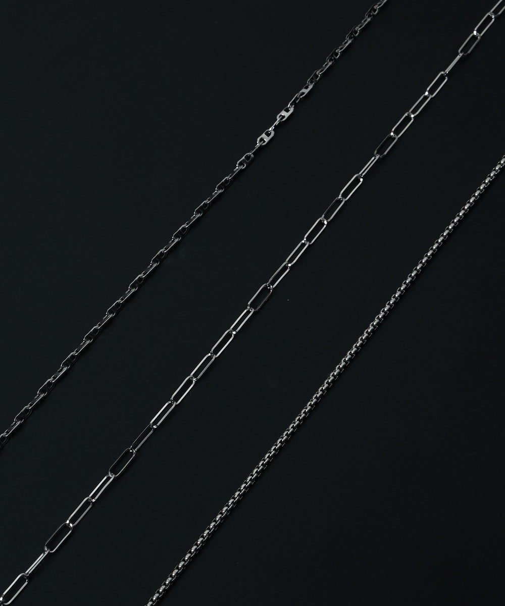 Mサージカルステンレスチェーンネックレス