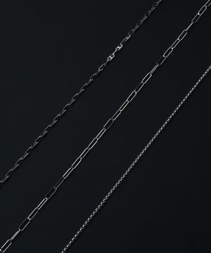 Mサージカルステンレスチェーンネックレス