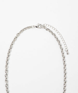 Lリバーシブルプレートネックレス