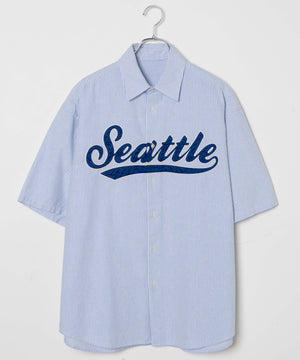 ブルー系ストライプ