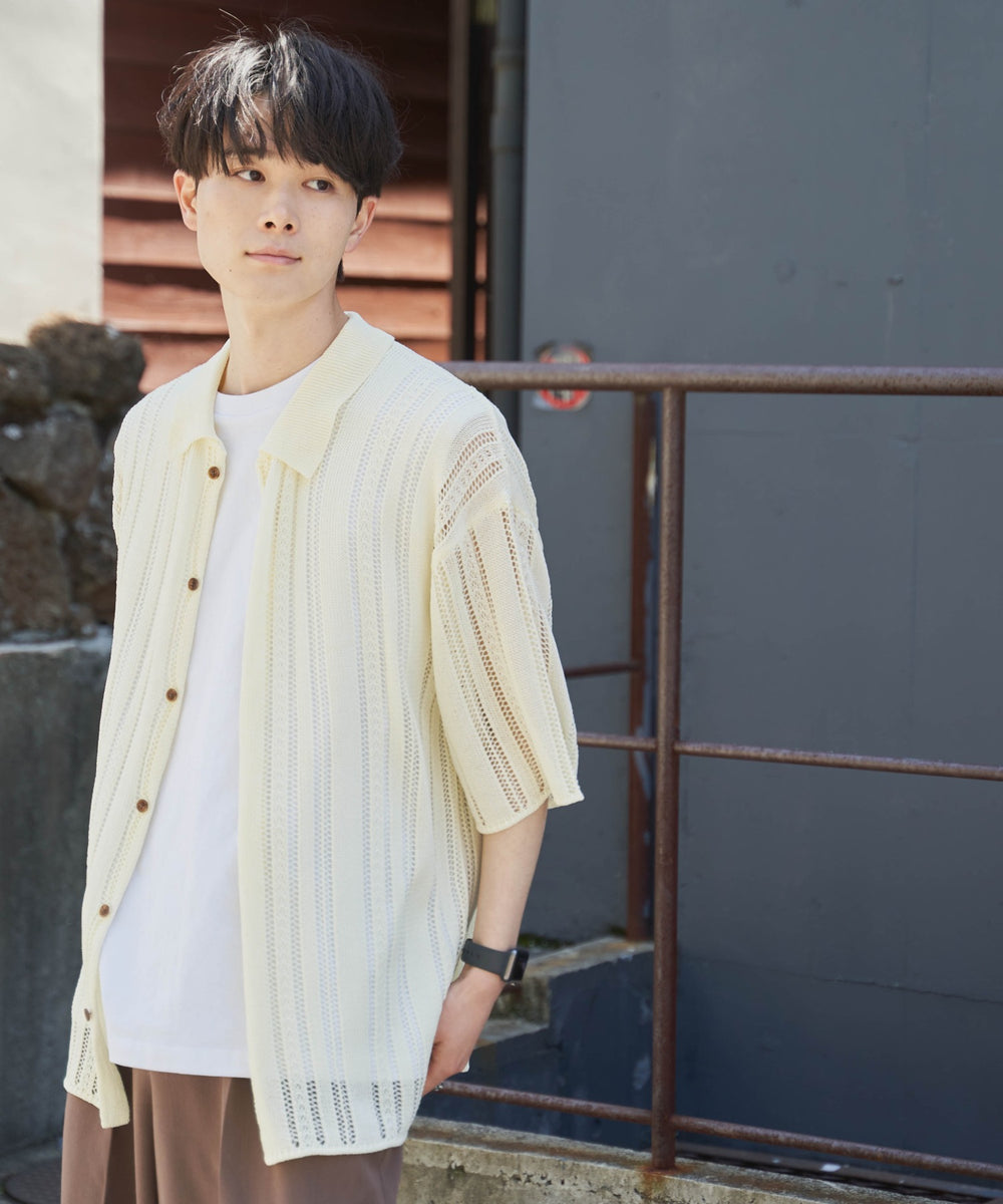 オフホワイト モデル：177cm L着用