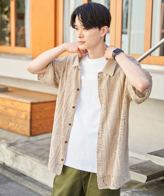 ベージュ モデル：177cm L着用