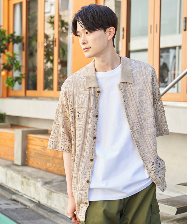 ベージュ モデル：177cm L着用