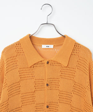 メッシュニットBIGシャツ