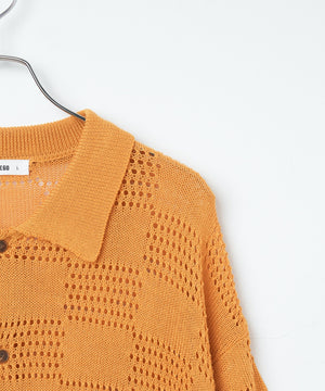 メッシュニットBIGシャツ