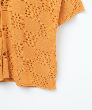 メッシュニットBIGシャツ