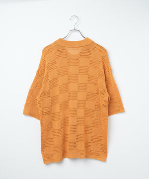 メッシュニットBIGシャツ