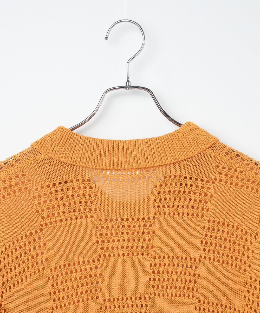 メッシュニットBIGシャツ