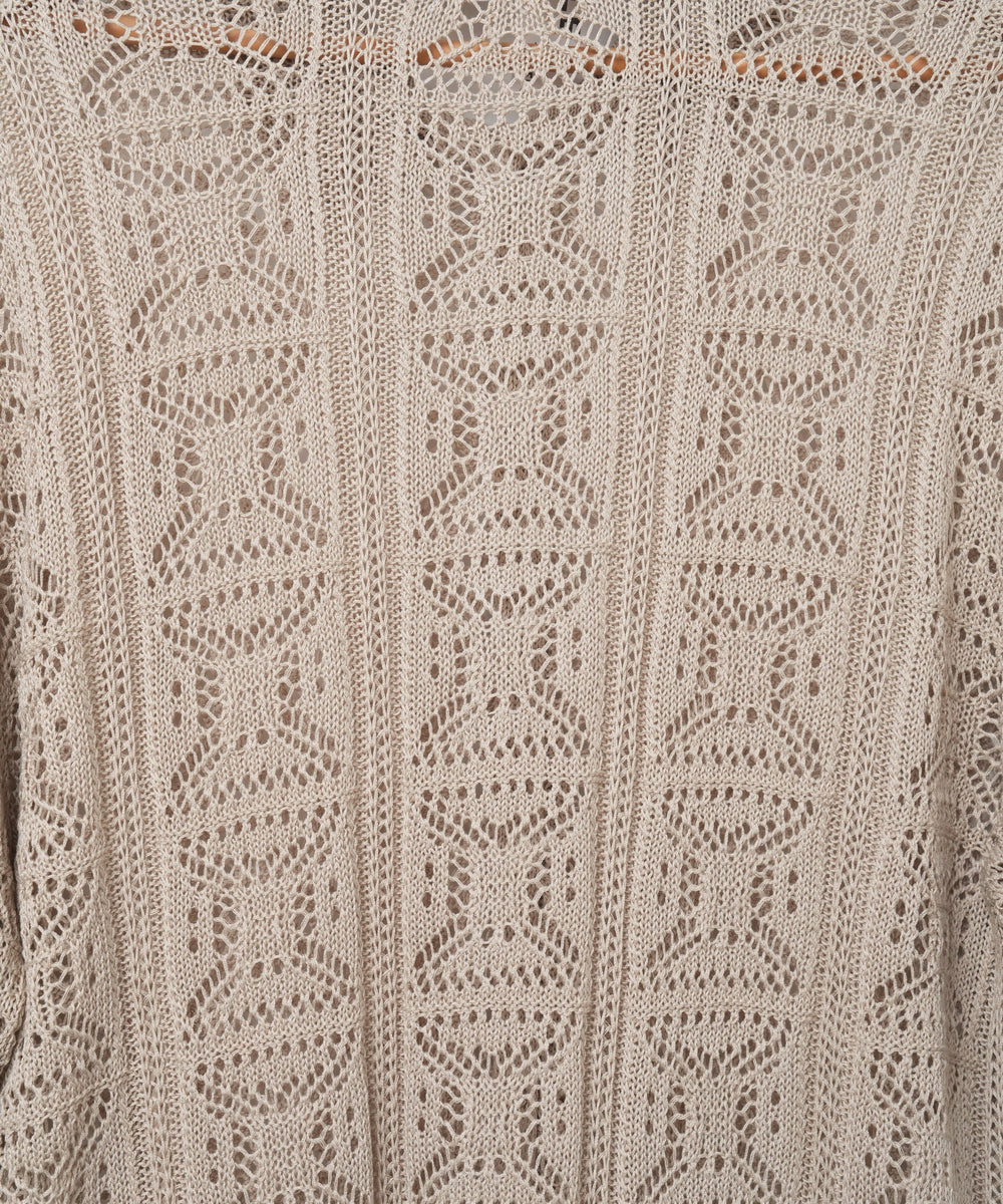 メッシュニットBIGシャツ