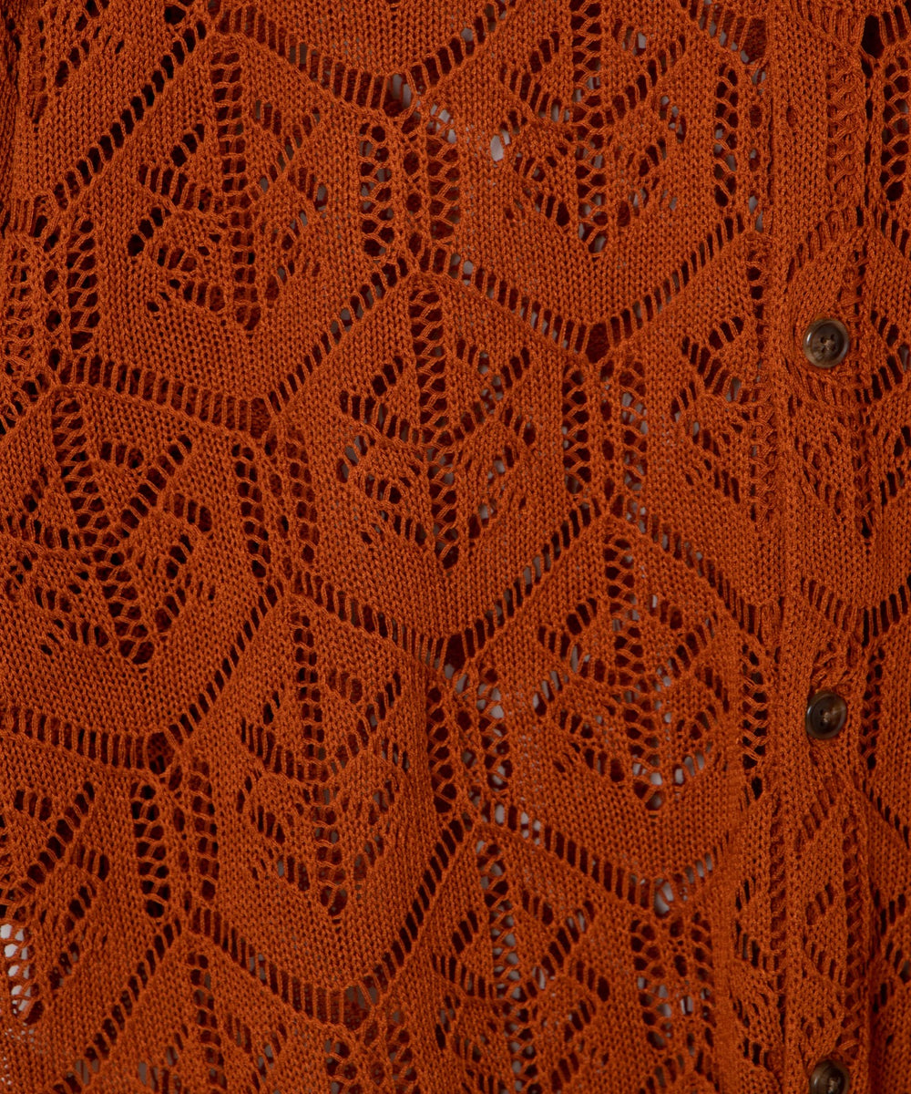 メッシュニットBIGシャツ