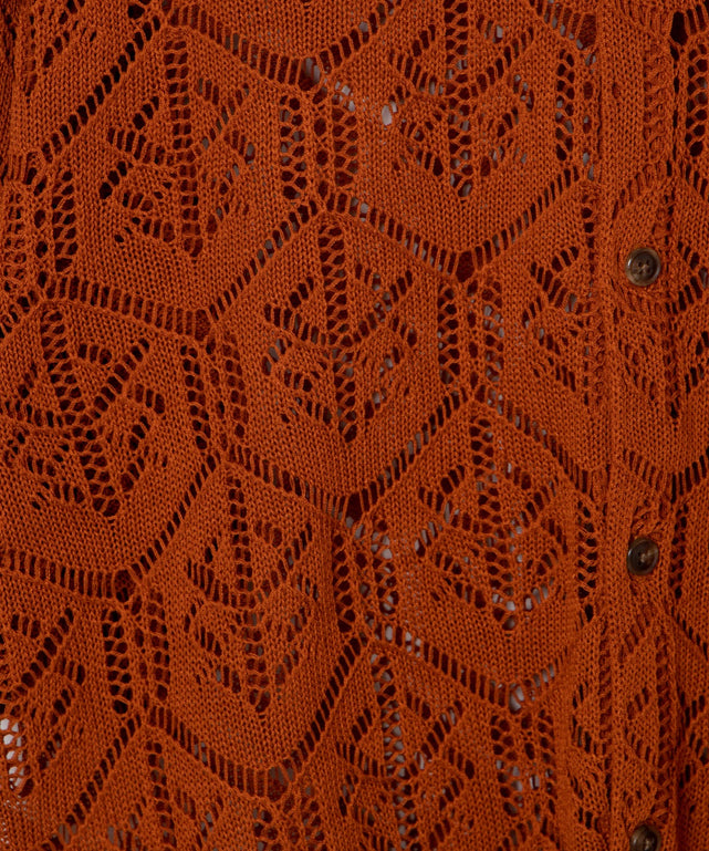 メッシュニットBIGシャツ