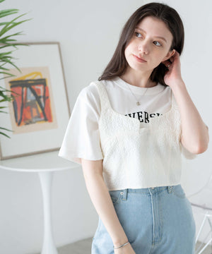 オフホワイト モデル：160cm F着用