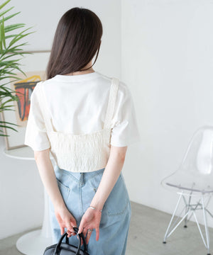 オフホワイト モデル：160cm F着用