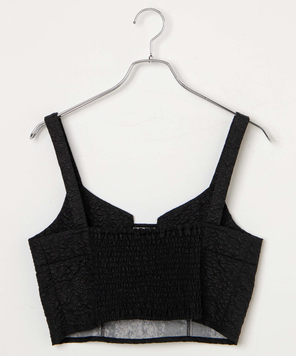 フラワージャガードビスチェ