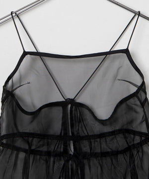 オーガンジーキャミワンピース