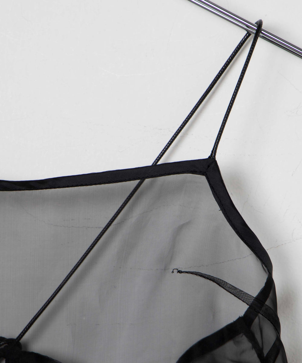 オーガンジーキャミワンピース