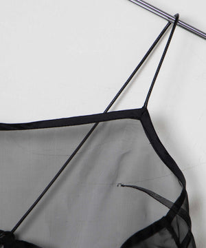 オーガンジーキャミワンピース