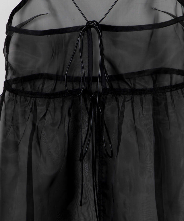 オーガンジーキャミワンピース