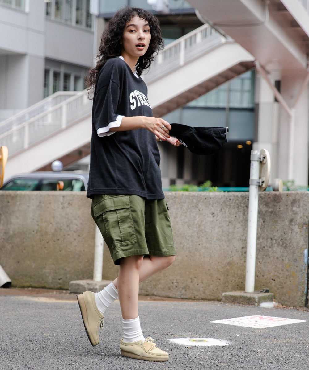 カーキ モデル：166cm L着用