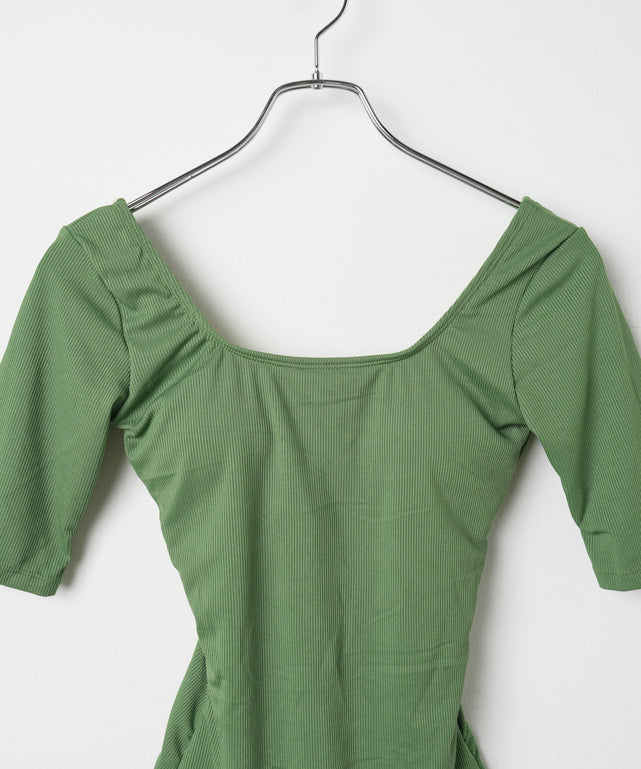 バックデザインワンピーススウィムウェア