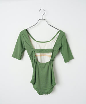 バックデザインワンピーススウィムウェア