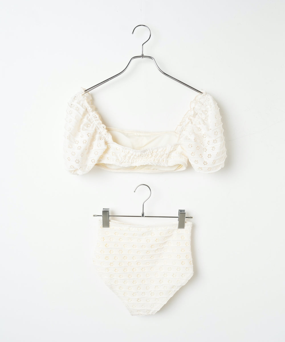 カットレース2ピーススウィムウェア