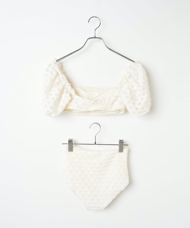 カットレース2ピーススウィムウェア