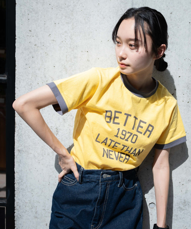 【little sunny bite】リンガーティーTシャツ(半袖/袖なし)