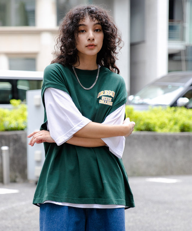 Dグリーン モデル：166cm L着用