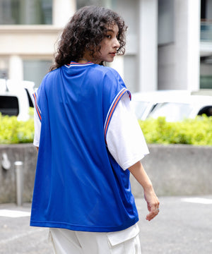 ブルー モデル：166cm L着用