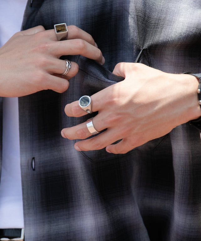 オンブレチェックBIGシャツ