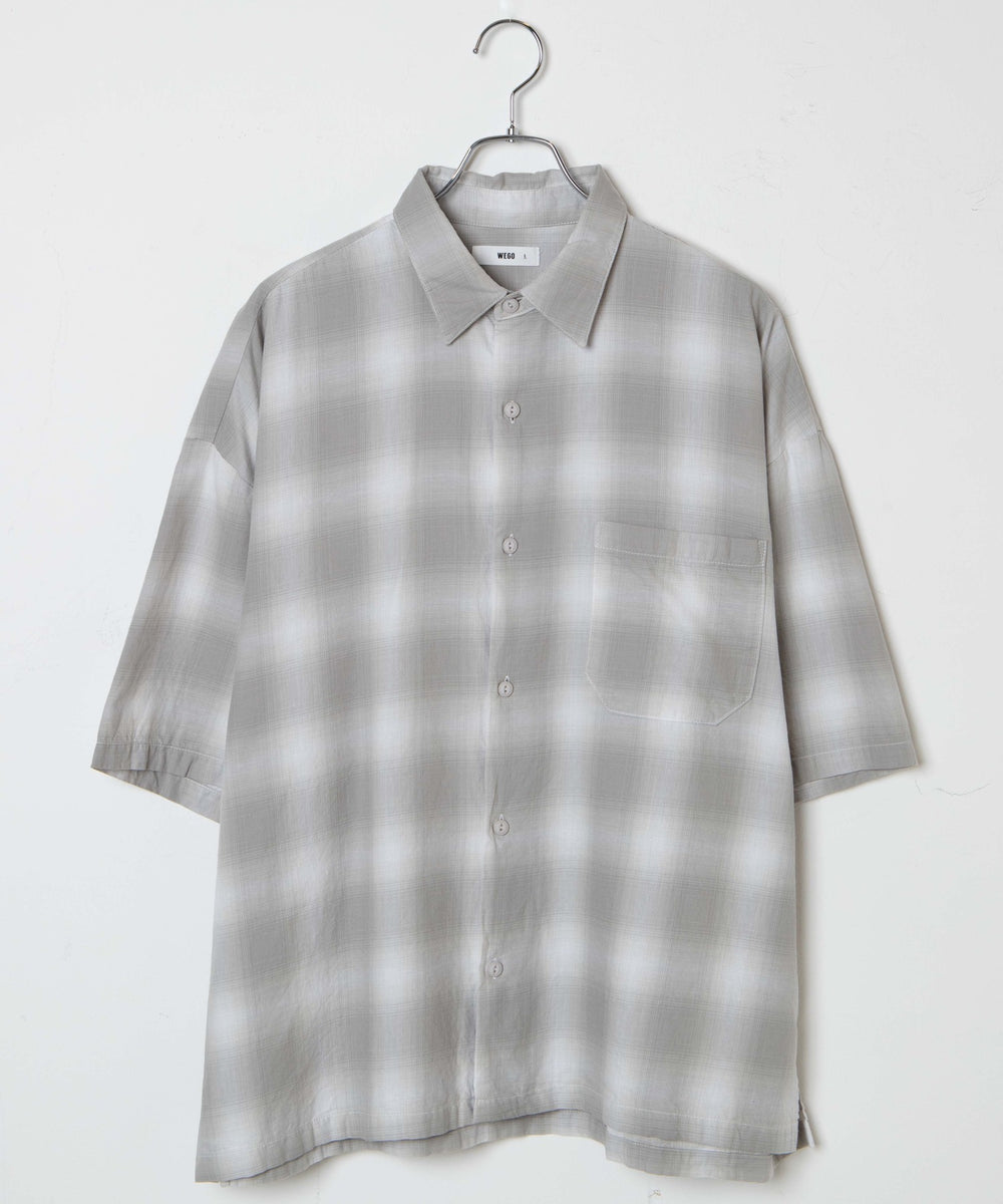 グレー系チェック