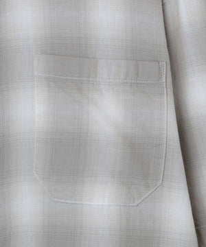 オンブレチェックBIGシャツ