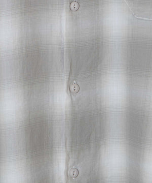 オンブレチェックBIGシャツ