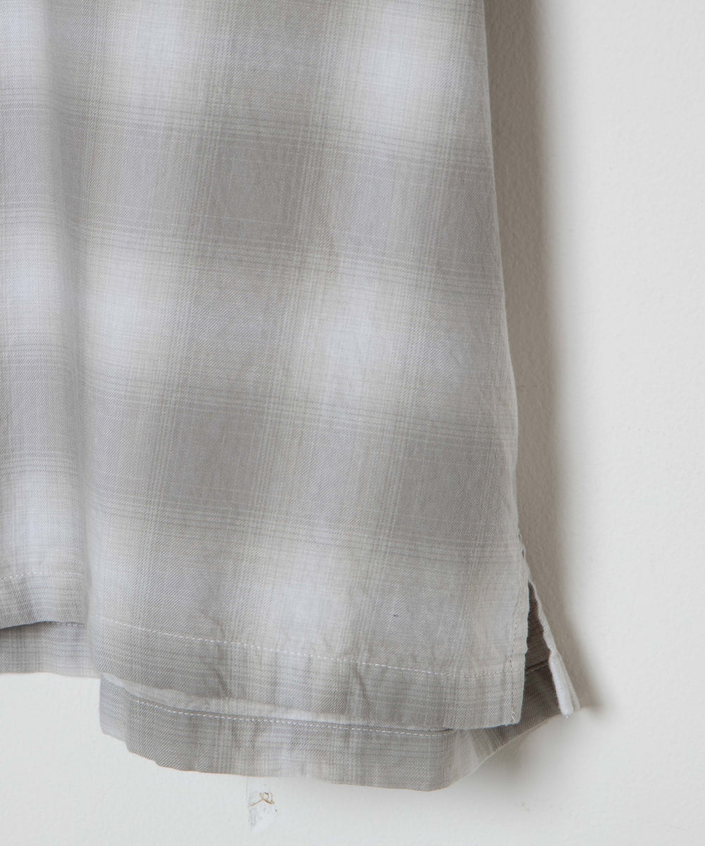 オンブレチェックBIGシャツ