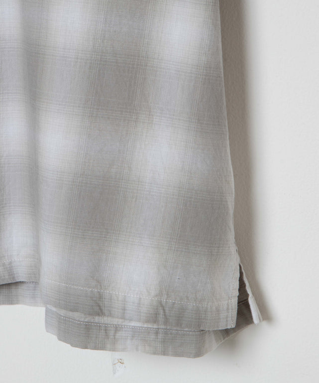 オンブレチェックBIGシャツ