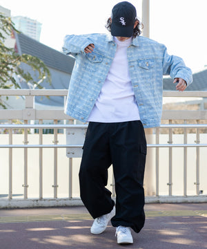 デニム淡色 モデル：174㎝ F着用